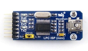 Taidacent línea de descarga en serie emulador de Terminal en serie USB a puerto serie programador Mini Módulo de descarga LPC ISP programador