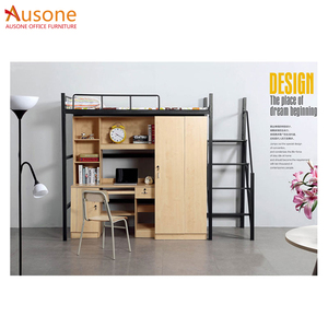 Cheap Used Bunk Beds for <strong>Sale</strong> With Desk and Fold Stairs - Product Image 1