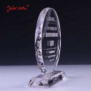 Clear Round Trophy <strong>Awards</strong> Glass <strong>Awards</strong> Custom Crystal <strong>Awards</strong> - Product Image 3