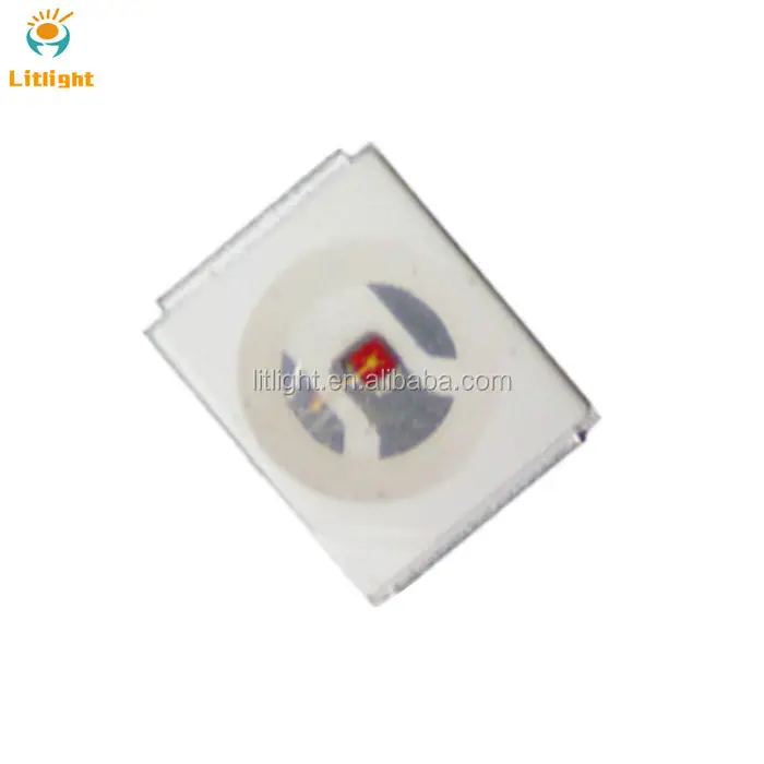 Diodo emisor de luz SMT de bajo consumo de energía, PLCC-2, 615nm, 620nm, 620nm, 630nm, 0,06 W, 3528 SMD, chip LED, hoja de datos roja