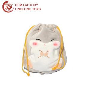 Tùy Chỉnh Phim Hoạt Hình Phim Hoạt Hình Dây Rút Túi Sang Trọng Màu Vàng Vải Kẹo Điều Trị Túi Sang Trọng Vàng Đồ Trang Sức Pouch Mỹ Phẩm Bút Trường Hợp - Product Image 3