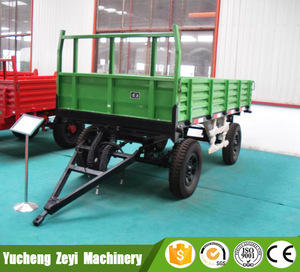 <strong>Double</strong> Axle <strong>Load</strong> 1-3 Tons of Agricultural Tractor Trailer Factory Direct Sales