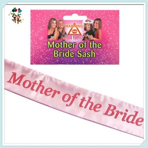Cheap <strong>Custom</strong> Hen Do Party Night Bride to Be Pink Wedding Satin <strong>Sashes</strong> HPC-2455