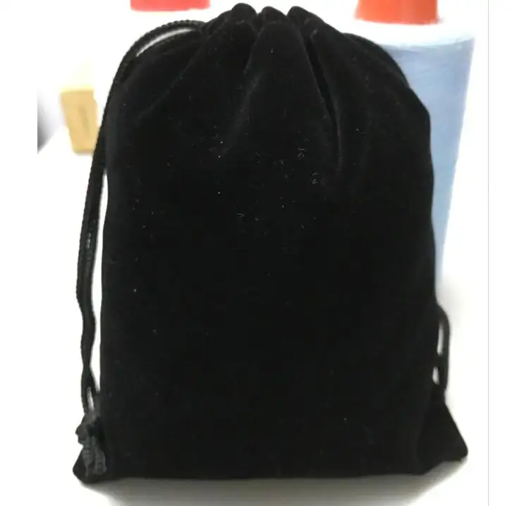विशेष बिक्री 11*14 cm ब्लैक मखमली आभूषण उपहार के लिए भंडारण बैग गहने भंडारण और पैकेजिंग