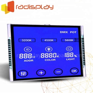 Mono Negative Mode Blue Touch Panel Stn 7 <strong>segment</strong> <strong>Lcd</strong> Display - Product Image 3