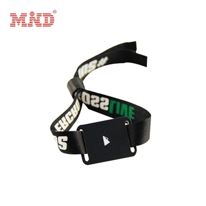 Profession elles rfid armband nfc ticket gewebtes armband/armband mit QR code