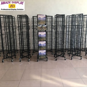 Bán Buôn Vật Liệu Kim Loại Giấy Tin Tức Tạp Chí Kệ Trưng Bày, Quảng Cáo Công Cộng Báo Hiển Thị Đứng/Giá Đỡ - Product Image 3