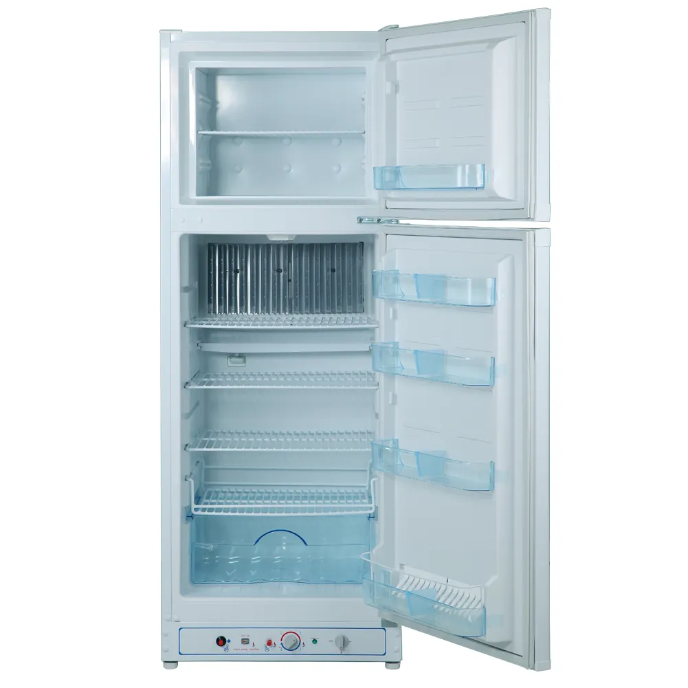 185-275L Gás Querosene Freezer E Geladeira de Porta Dupla Geladeira