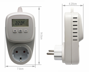 Smart Radiator Thermostat Wireless Thermostat Socket Digital <strong>Temperature</strong> <strong>Controller</strong> Programmable Smart WLAN Thermostat Socket - Product Image 5