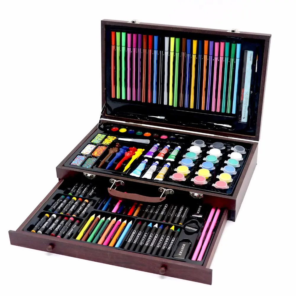 قلم ألوان مائية 130 لون مجموعة للرسم الفن مجموعة للأطفال