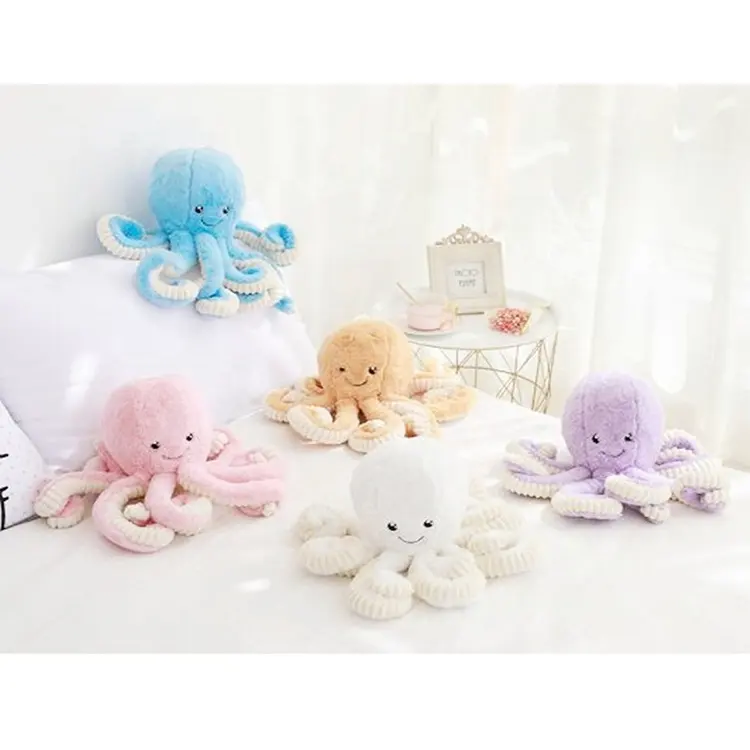 Simpatici giocattoli di peluche economici Baby Pink Soft Toys Octopus