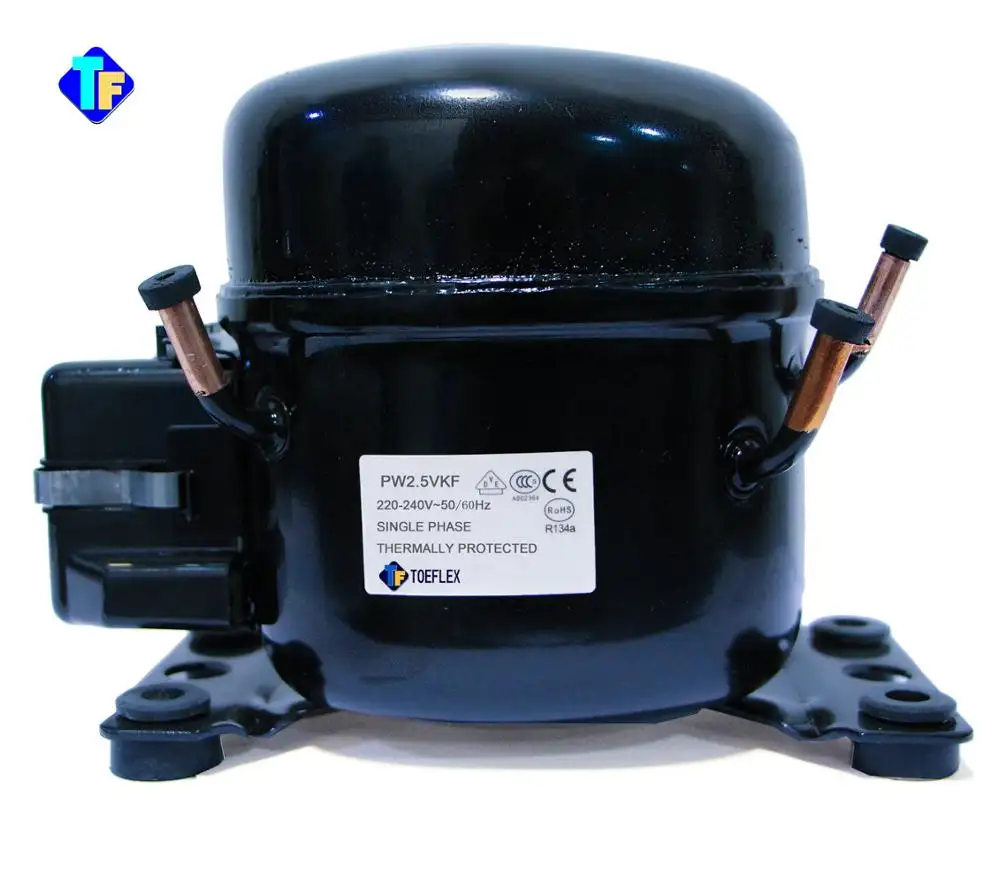 TOEFLEX R134a LBP MBP Mini Refrigeration Commercial Motor Compressor for Refrigerator Food Freezer