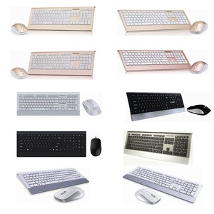 Shenzhen OEM de fábrica de alta calidad de computadora de escritorio 2,4 ghz teclado inalámbrico y ratón combo