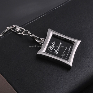 Sáng Tạo Dễ Thương Mini Trái Tim Vuông Tròn Hình Bầu Dục Chèn Khung Ảnh Kim Loại Keychain <span class=keywords><strong>Keyring</strong></span> Ảnh <span class=keywords><strong>Viewer</strong></span> - Product Image 3