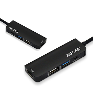 Offer Docking Station 4 in 1 Features <strong>Usb</strong> Hub Type C <strong>to</strong> <strong>USB</strong> 2.0 + 3.0 Micro <strong>USB</strong> HD 4 Port Network Convert Adapter - Product Image 4
