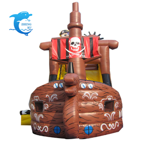 Zhengku kunden spezifisches <span class=keywords><strong>Design</strong></span> aufblasbare Piraten rutsche springen hüpfende aufblasbare Rutschen zum Verkauf
