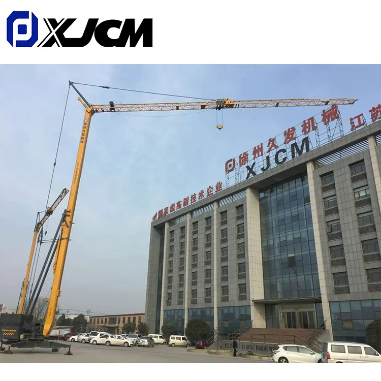Xuzhou xjcm auto erecting 1 ton 2 ton 3 ton 4 ton mini guindaste móvel