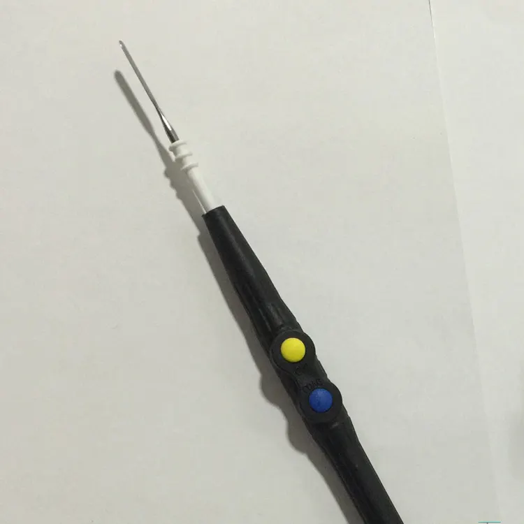 Lápis eletrosurgia descartável monopólico, reutilizável