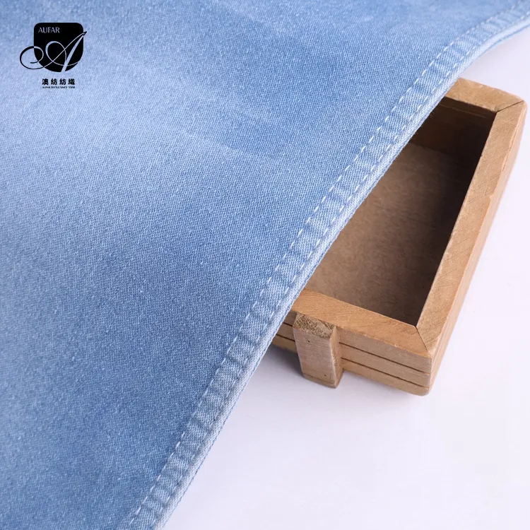 Lote de ações de foshan guangzhou 11oz cetim calça jeans denim tecido para fazer calça jeans wrangler 3341B423 #