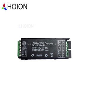 Dmx 512 led rgb controller, controllore programmabile led dmx decoder rgb, ce rohs