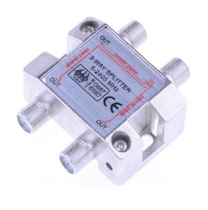 3 WAY 5-2400MHz衛星スプリッター、テレビスプリッター - Product Image 1