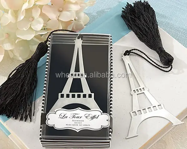 From Paris with Love Collection Eiffel Tower bookmark favors