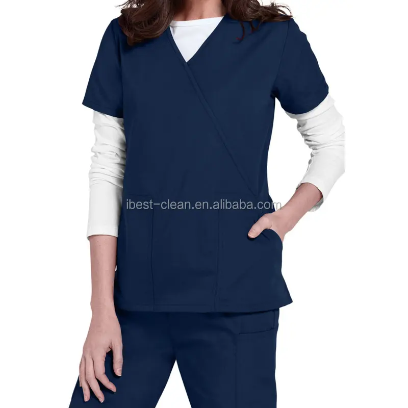 High Quality Wholesale Cheap Cleaning Staff Uniform Manufacturer Free Woven White Scrubs Uniforms Sets Nurse Uniforms Dresses