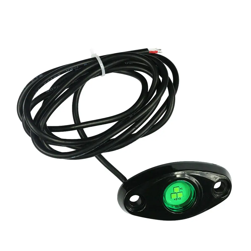 Accessoires de voiture, marqueur latéral, vert clair, Led, pour véhicule tout-terrain, camion, bateau, moto, 10 pièces