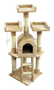 Kitten Cat Tree Scratch Post Sisal Toy Activity Centre with cat <strong>nip</strong> - Product Image 5