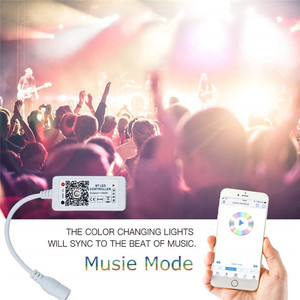 Беспроводной контроллер RGBW/RGB для светодиодных лент, контроллер для светодиодных лент с бесплатным приложением для Android и iOS - Product Image 4