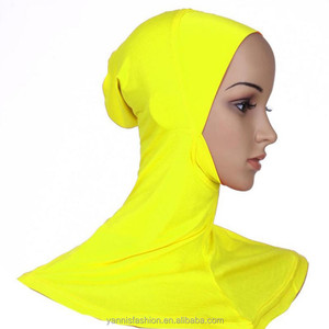20 renkler <span class=keywords><strong>Topi</strong></span> Modal Abaya aksesuarları müslüman başörtüsü iç kap, kaput başörtüsü kap islam undercap EHM202