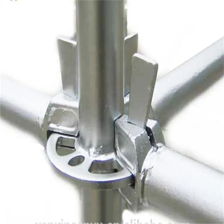 Andamio estándar europeo, sistema de andamio con cerradura de anillo galvanizada por inmersión en caliente, 48,3x3,25mm
