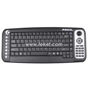 Teclado inalámbrico K7 2,4G con Trackball Doe Multimedia K7, sistema de control remoto de audio y video integrado - Product Image 1