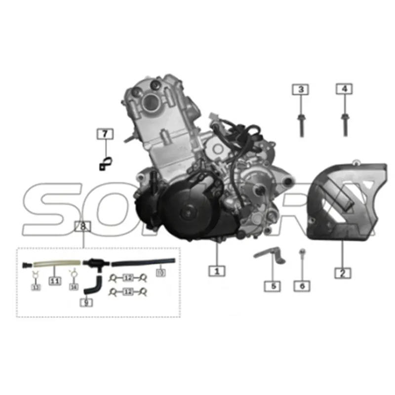ENGINE FOR ZHONGSHEN RX3 Top Quality