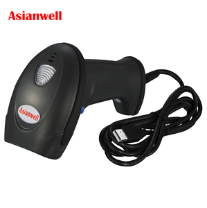 Asianwell de alta velocidad escanear la cadena de cable de USB lector de código de barras 1d escáner de código de barras láser - Product Image 1