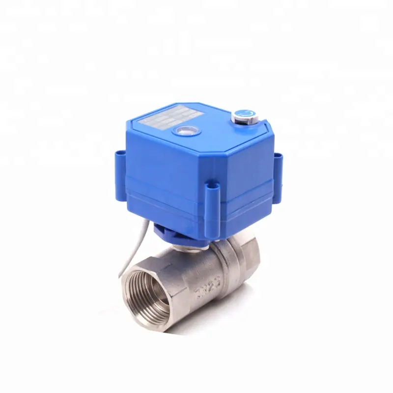NSF61 CE certificated electric valve 2way mini electric actuator water control valve CWX-25S motorized ball valve