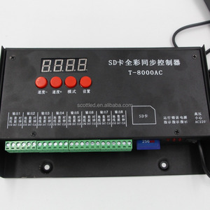 T-8000AC TM1804/LPD6803/DMX512/WS2811 светодиодный пиксель контроллер - Product Image 2