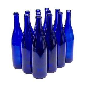 Toptan boş kırmızı siyah buz şarap 750ml 1000ml 500ml cam şarap şişesi - Product Image 4