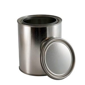 1升圆形漆罐锡罐，带三重密盖 - Product Image 6