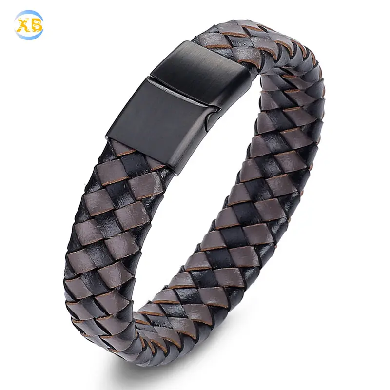 Men's Fashion Knitting Bracelet&Men's Genuine and Leather Hand Accessories