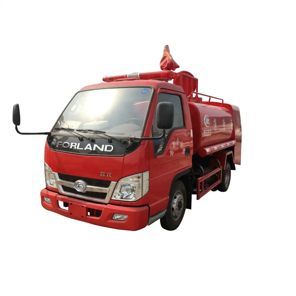 Hot sale FOTON 4X2 small fire truck fire fighting vehicle for sale