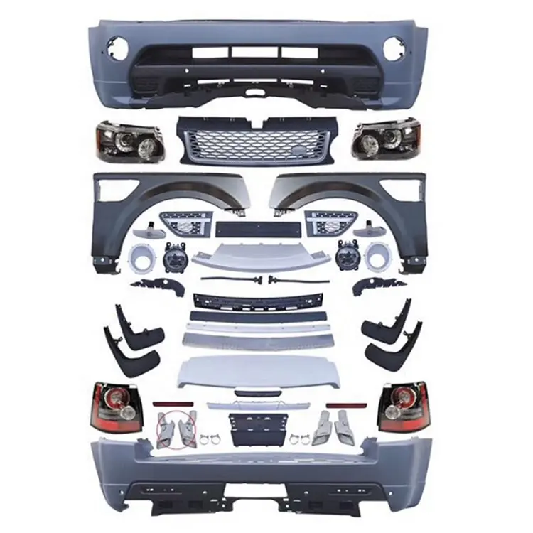 Kit de corpo de alta qualidade para range rover sport 2010 2011 2012, acessórios de carro