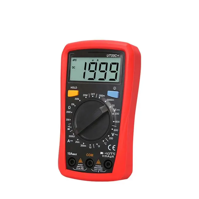 UT61E LCD הדיגיטלי מודד מד זרם מד מתח תדר קיבוליות Tester