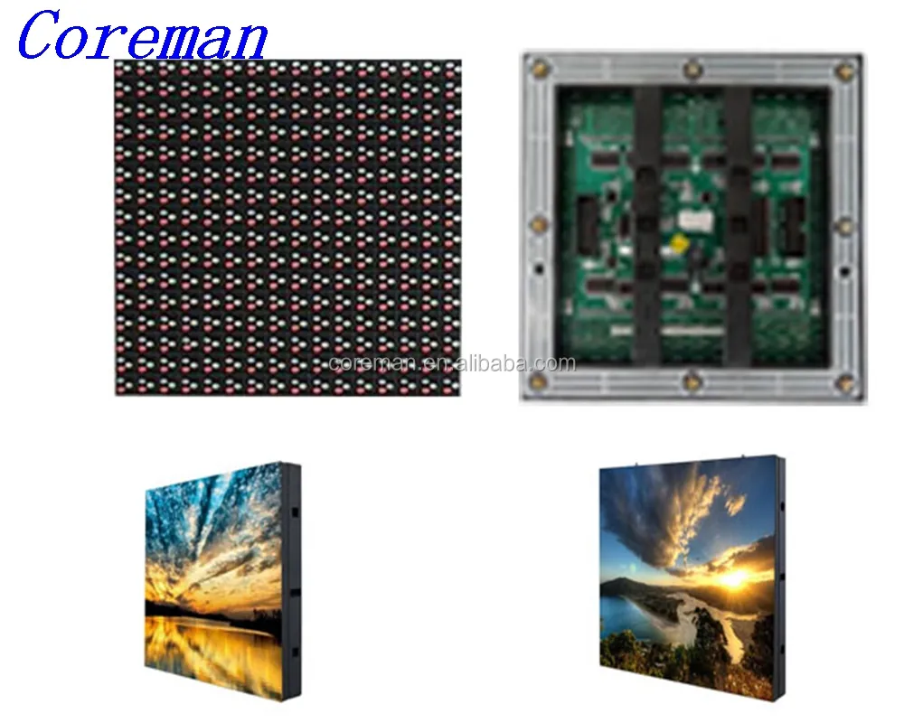 Coreman virtual pixel p4.81 led panel display p8 p10 led module full color led board