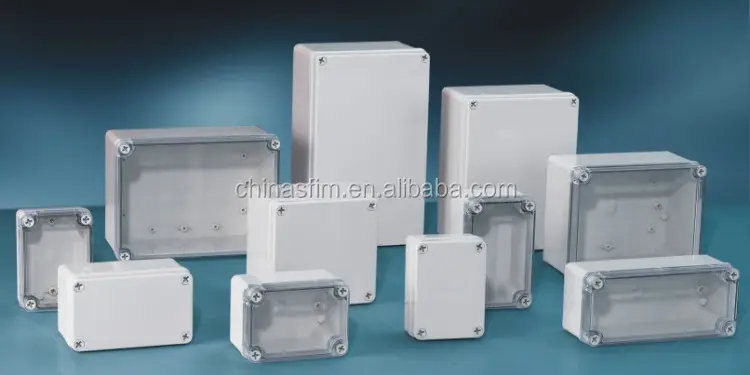TIBOX विरोधी लौ प्लास्टिक पीवीसी बॉक्स Abs बॉक्स इलेक्ट्रॉनिक्स के लिए पॉली कार्बोनेट बॉक्स