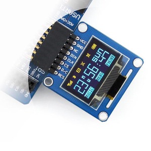 0,96-Zoll-<span class=keywords><strong>OLED</strong></span>-Anzeigemodul 128 X64 <span class=keywords><strong>SPI</strong></span>/I2C-Schnittstellen SSD1306 Horizontaler Pinheader der <span class=keywords><strong>LCD</strong></span>-Bildschirm platine