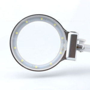 3X 4.5X ריתוך LED קליפ מחזיק עוזר יד זכוכית מגדלת