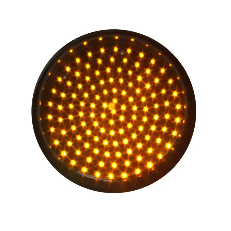 8 pulgadas amarillo señal parpadeando LED luz de tráfico módulo Led Pixel de módulo