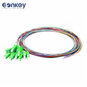 0.9mm PVC Singlemode 12 <strong>Colors</strong> SC/APC <strong>Coded</strong> Fiber optic Pigtail