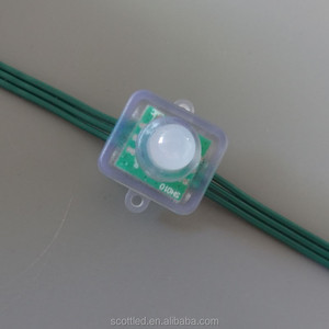 100 PCS/串 12 V IP68 WS2811/2801 Pixel 全彩 RGB 方形 LED 模块串防水寻址 LED - Product Image 5